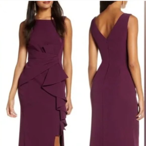 Eliza J Dresses & Skirts - Eliza J Ruffle Front Gown